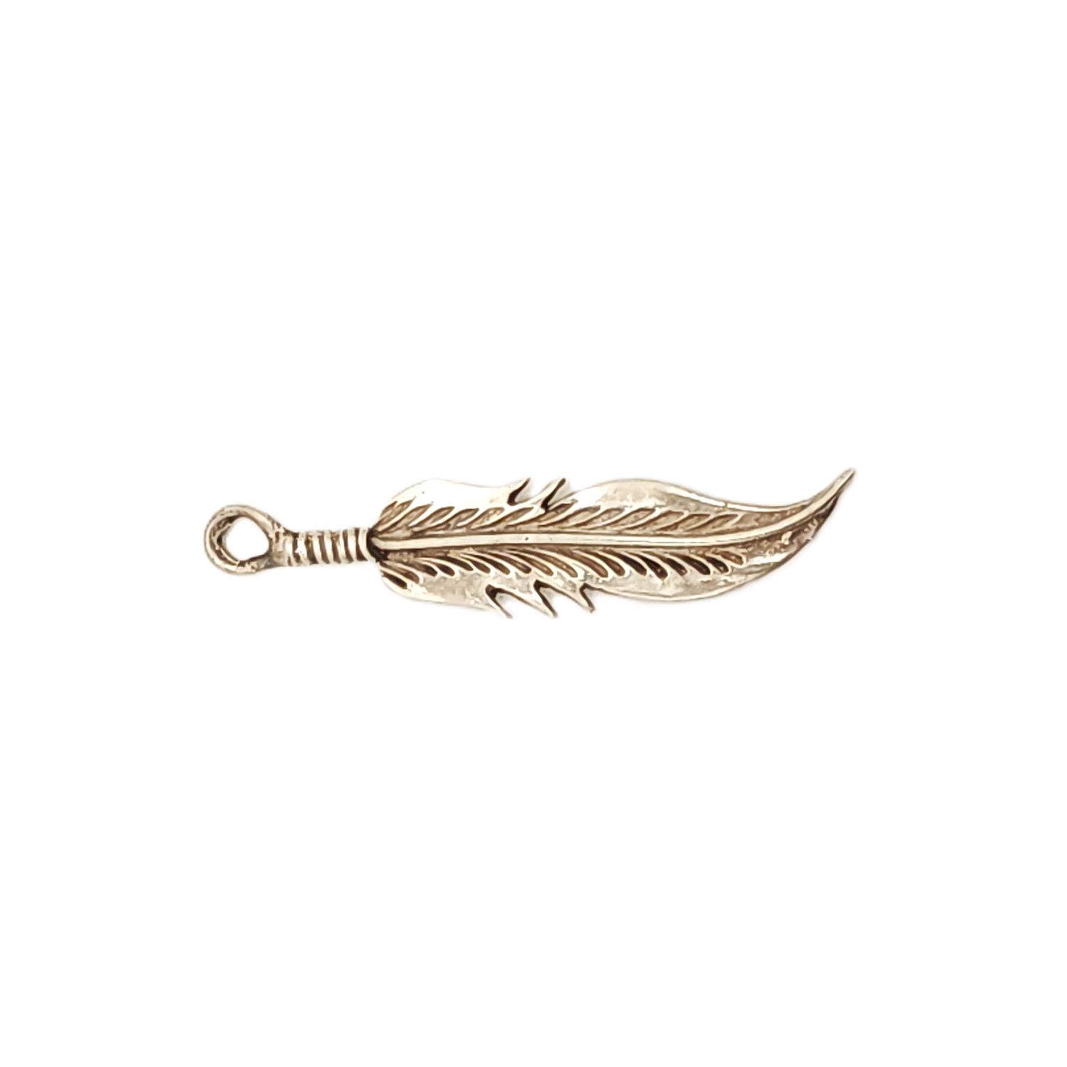 Sterling Silver Feather Charm