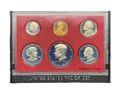 1980-S United States Proof Mint Set-San Francisco- OGP