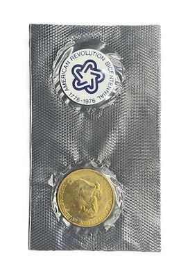 1972 US Mint American Revolution Bicentennial George Washington Sons of Liberty Bronze Medal- OGP