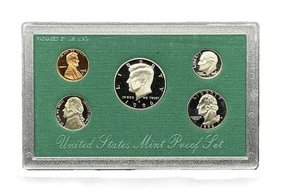 1996-S United States Mint 5-Coin Clad Proof Set Original Packaging COA