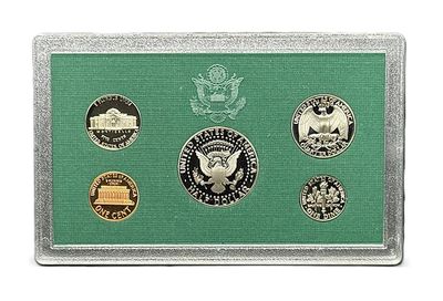 1996-S United States Mint 5-Coin Clad Proof Set Original Packaging COA