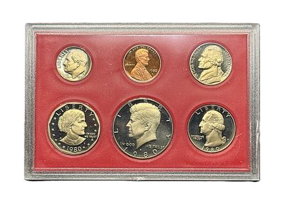 1980-S United States Proof Mint Set- San Francisco- OGP