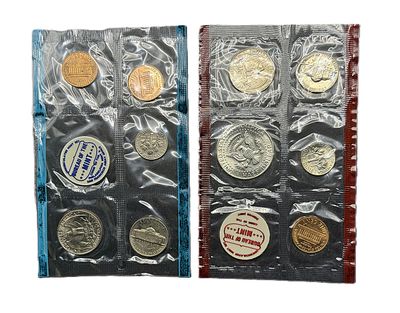 1968-P&amp;D US Mint- Philadelphia &amp; Denver- Uncirculated- OGP