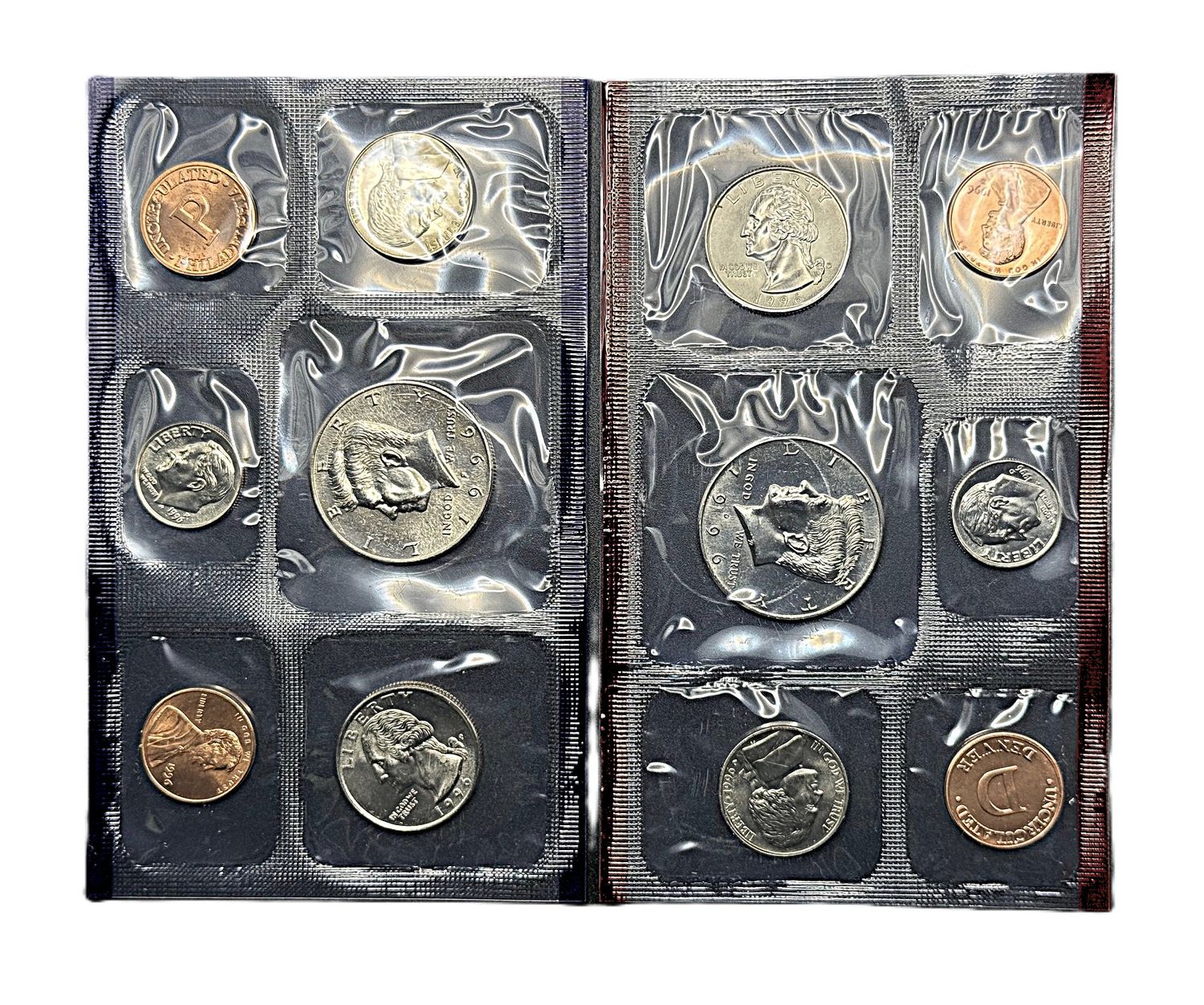 1996-P&amp;D US Mint Set- Philadelphia &amp; Denver- Uncirculated- OGP