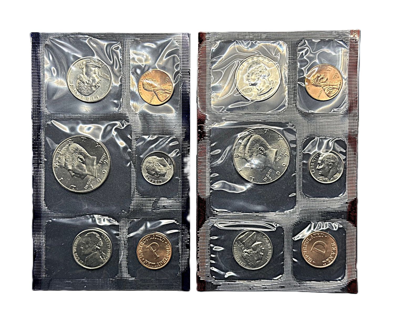 1992-P&amp;D US Mint Set- Philadelphia &amp; Denver- Uncirculated- OGP