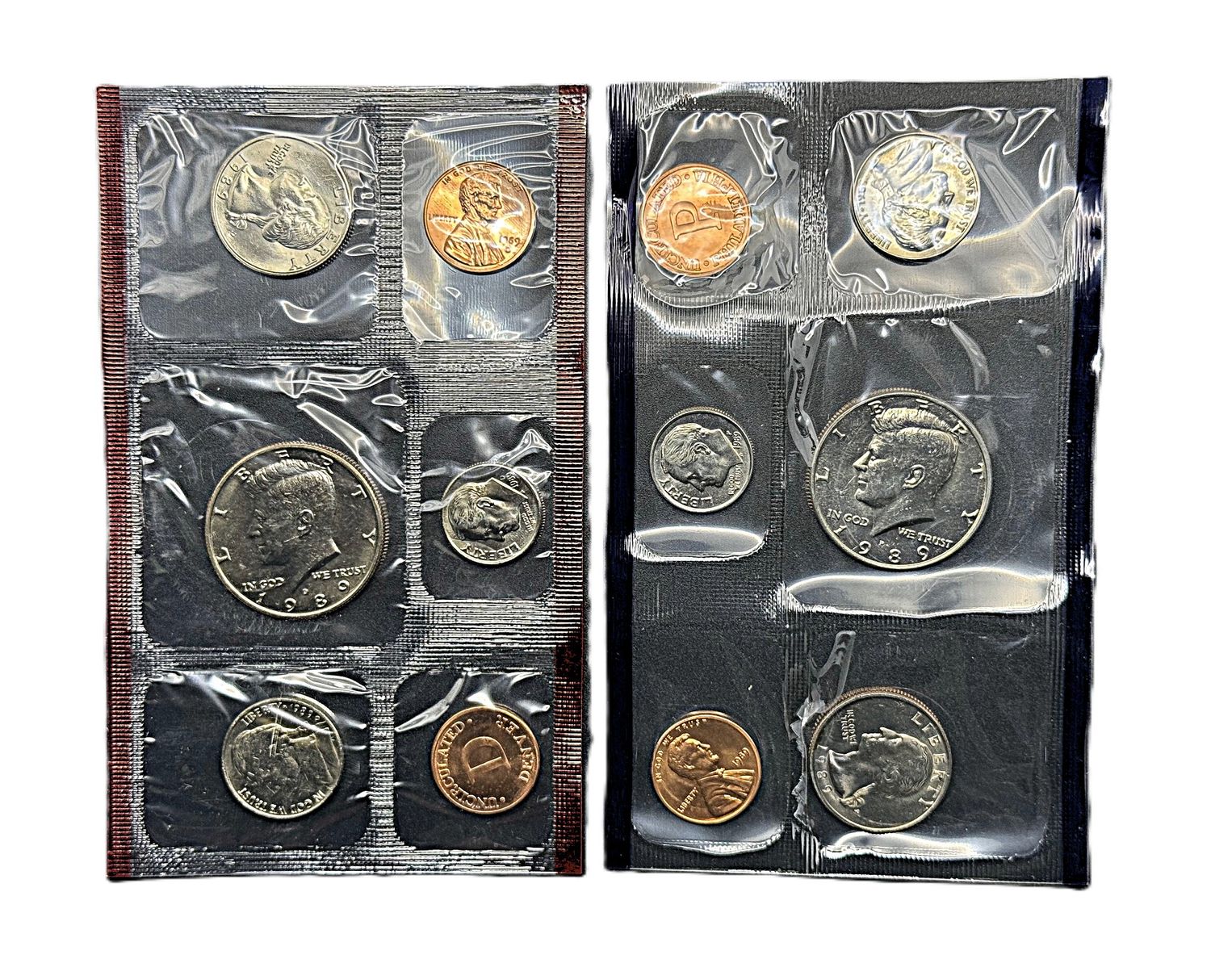 1989-P&amp;D US Mint Set- Philadelphia &amp; Denver- Uncirculated- OGP