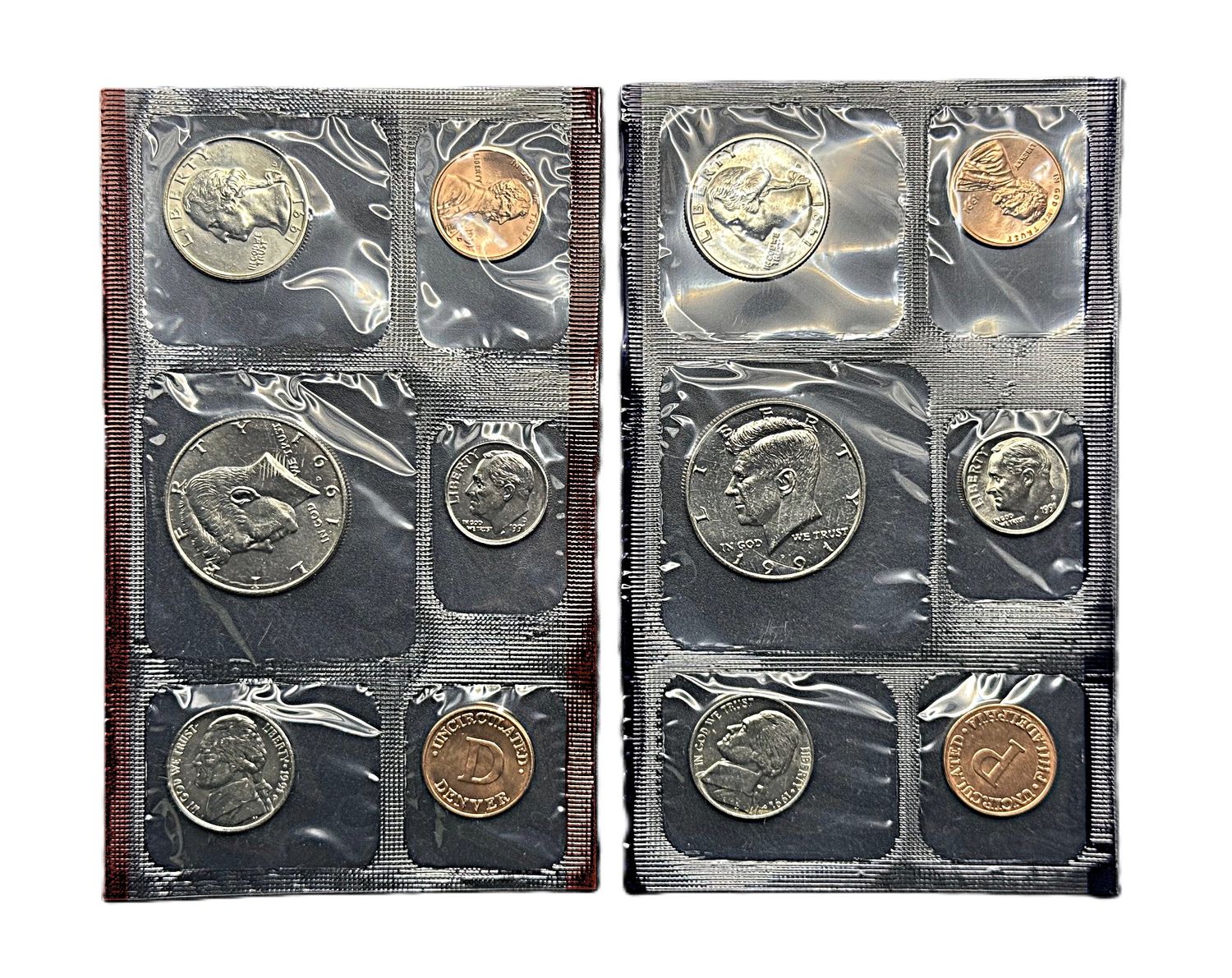 1991-P&amp;D US Mint Set- Philadelphia &amp; Denver- Uncirculated- OGP