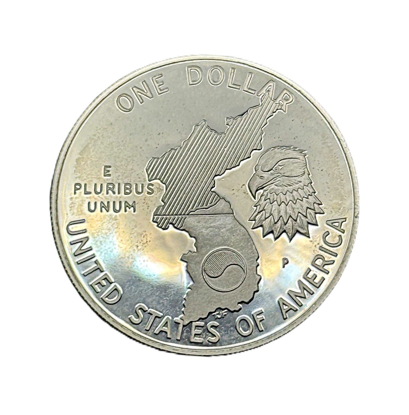 1991-D United States Korean War Memorial Silver Dollar
