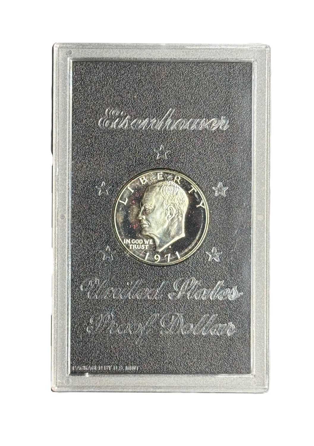 1971-S Eisenhower Silver Proof Dollar in Case