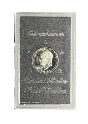 1971-S Eisenhower Silver Proof Dollar in Case
