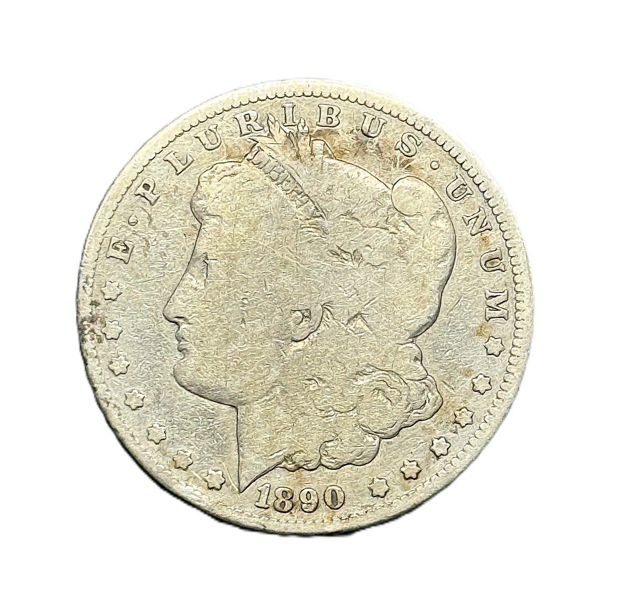 1890-CC Morgan Silver Dollar Carson City