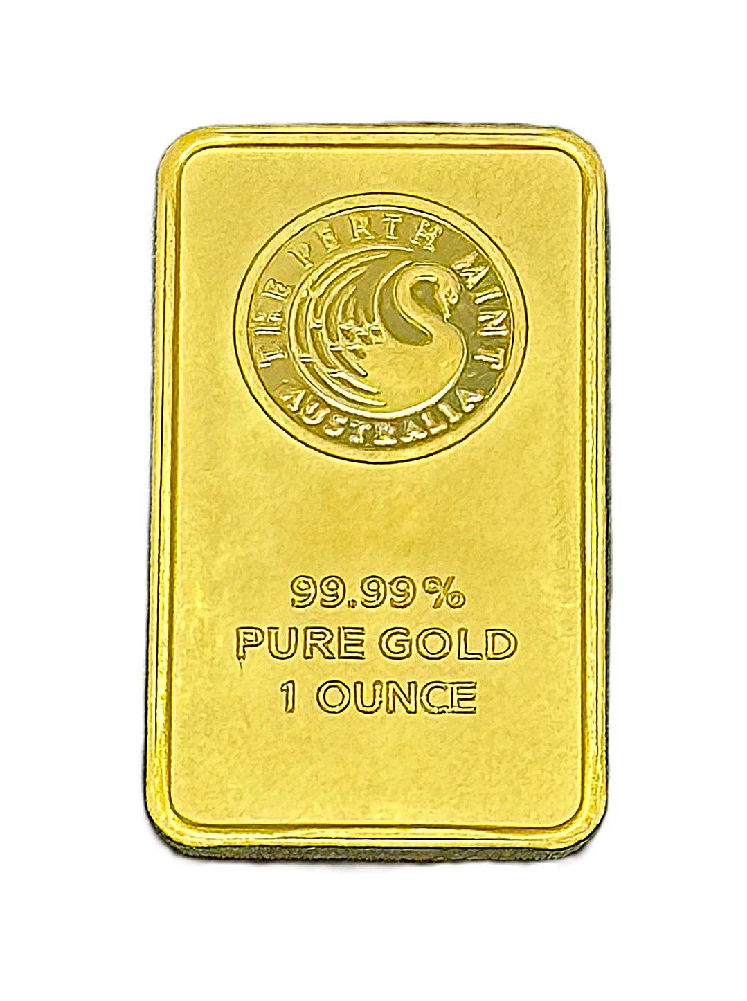 Perth Mint 1 oz .9999 Fine Gold Bullion Bar