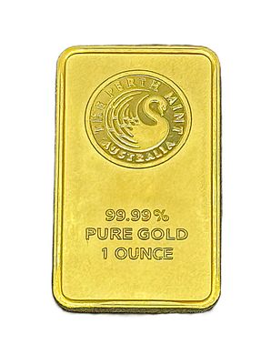 Perth Mint 1 oz .9999 Fine Gold Bullion Bar