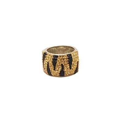 Sterling Silver Tiger Ring- Size: 5.5