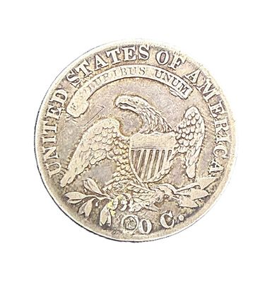 1832 Capped Bust Half Dollar O-102 “CS” Counterstamp
