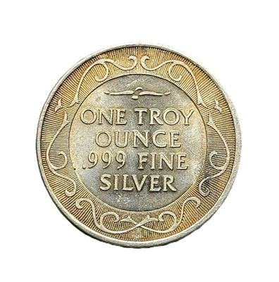 Liberty Bell /Eagle- 1oz- .999 Fine- Silver Round