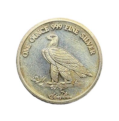 Indian Head/Eagle- 1 oz SilverTowne- .999 Silver Round