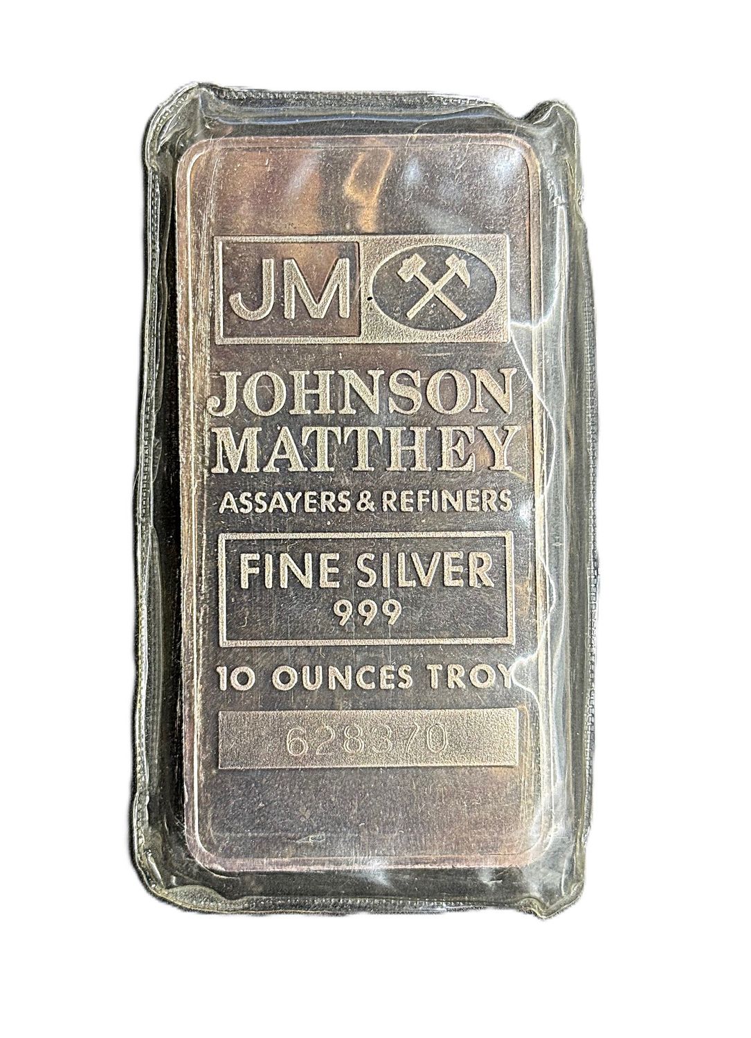 10 oz Johnson Matthey .999 Fine Silver Bar