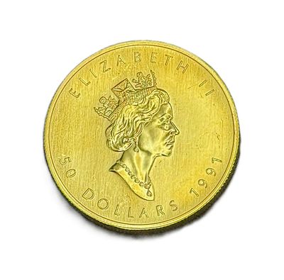 1997 Canadian $50 Gold Maple Leaf- 1 oz- Coin