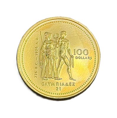 1976 Canada $100 Olympic Proof Gold Coin