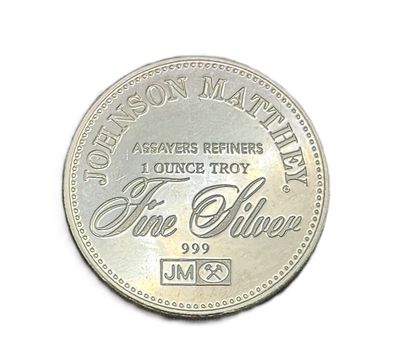 JJohnson Matthey- Freedom of the Press- 1oz Silver Round