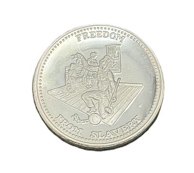 Johnson Matthey- Freedom from Slavery- 1 oz Silver Round