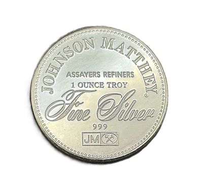 Johnson Matthey- Freedom from Slavery- 1 oz Silver Round