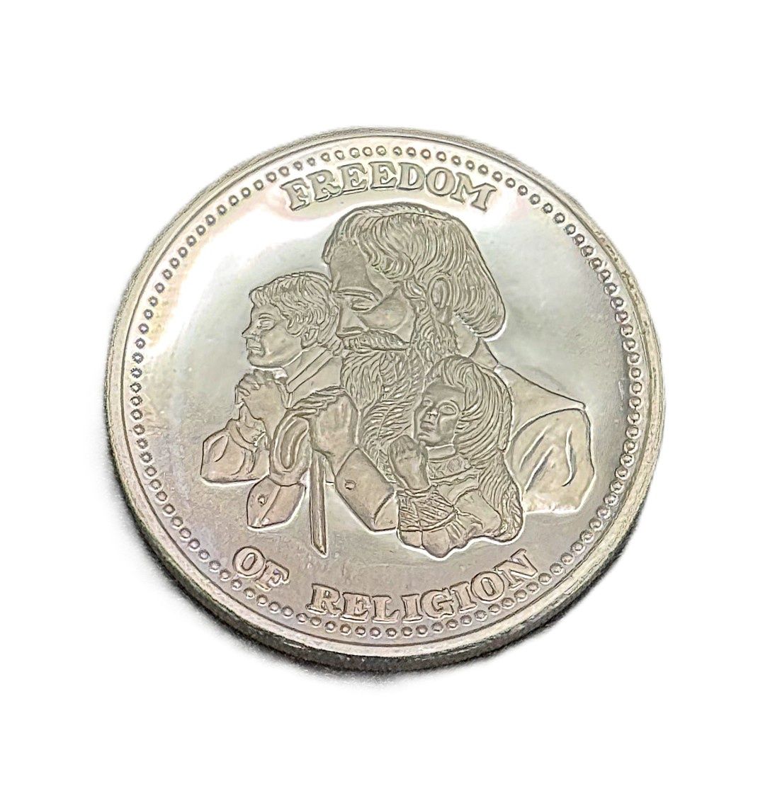 Johnson Matthey 1 oz Silver Round - Freedom of Religion