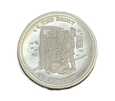 Johnson Matthey- The Right to Privacy- 1 oz Silver Round