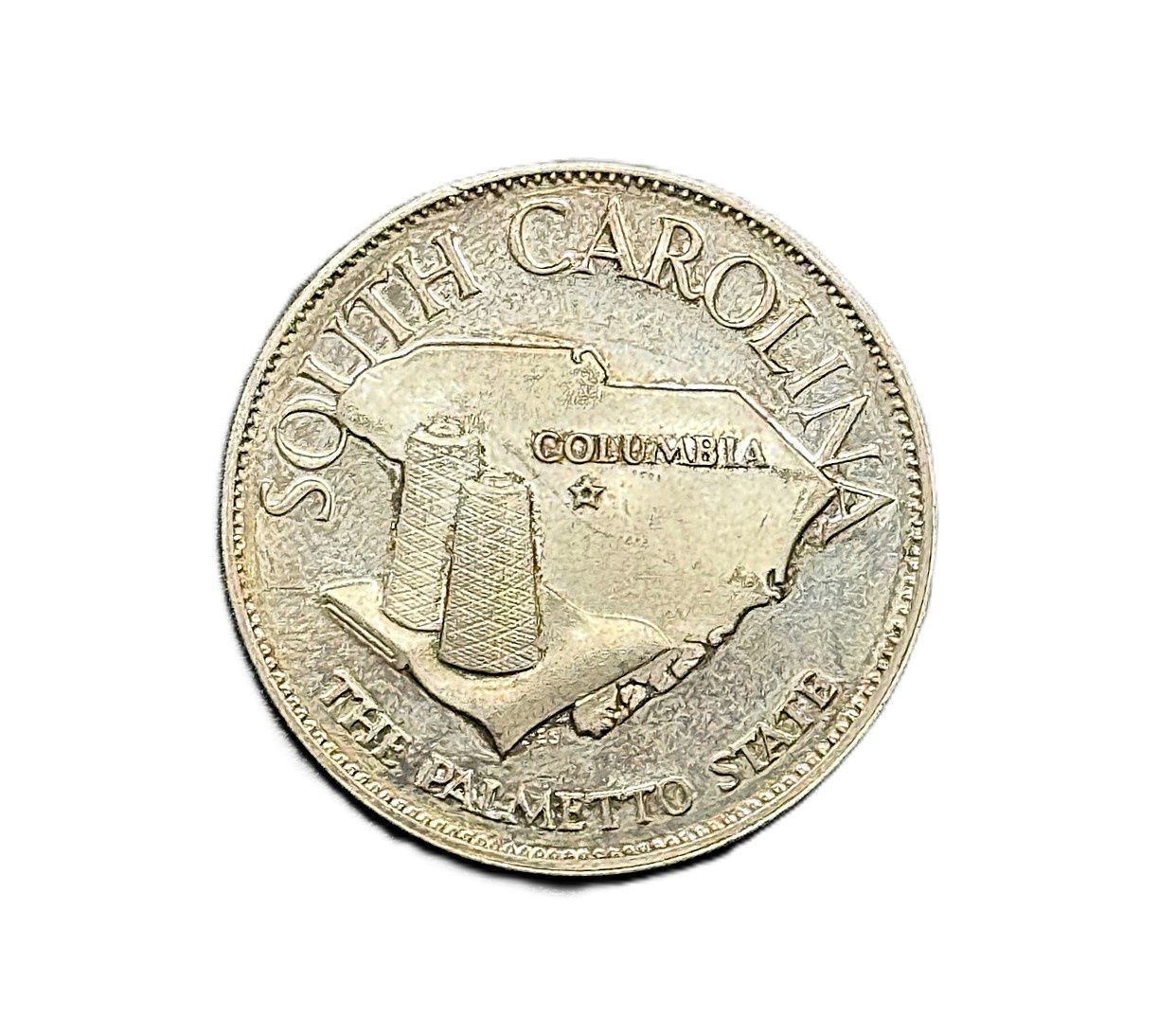 1969 Franklin Mint States of the Union South Carolina Sterling Silver Proof Medal Palmetto State