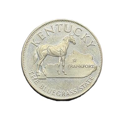 1969 Kentucky- States of the Union- Franklin Mint- Sterling Silver Medal- Bluegrass State