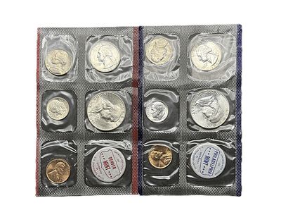 1960 U.S. Mint Uncirculated Coin Set Original Packaging