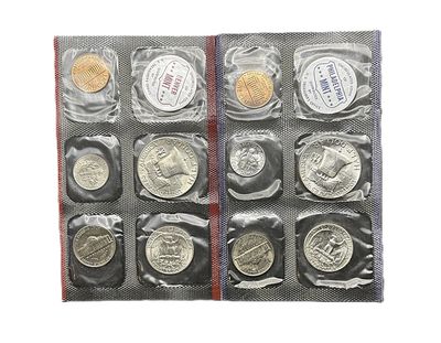 1960 U.S. Mint Uncirculated Coin Set Original Packaging