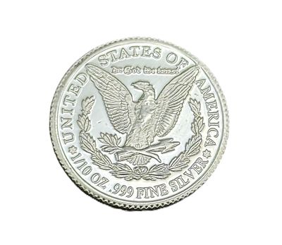 1893 Morgan Dollar Design 1/10 oz Silver Round