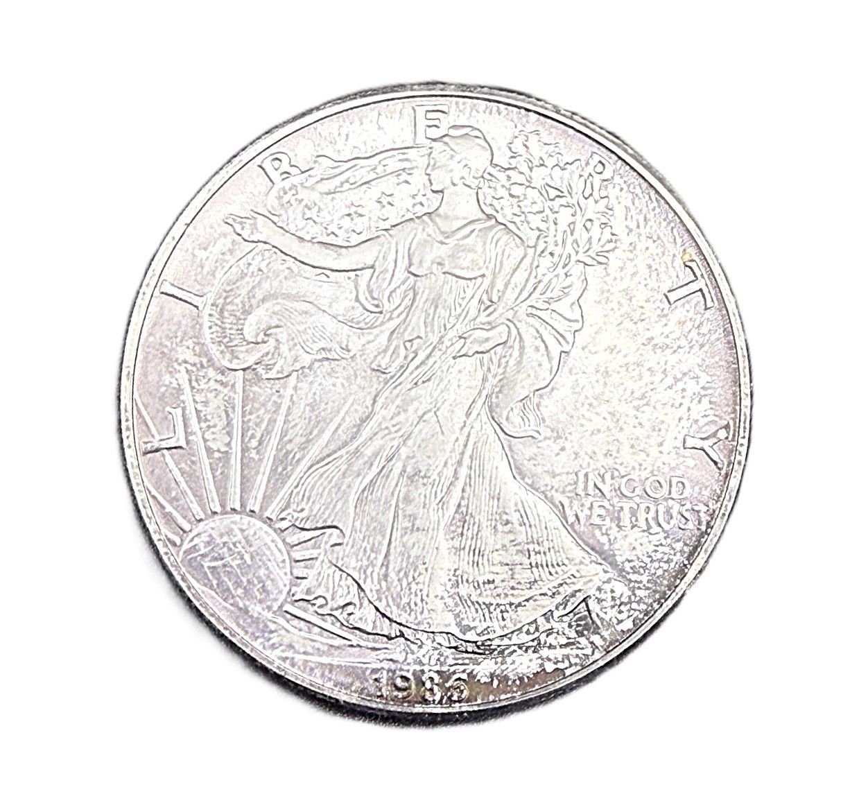 1986 American Silver Eagle 1 oz Silver Bullion Coin First Year Issue