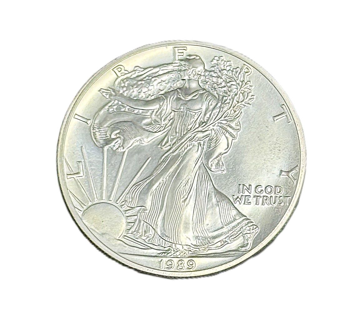 1989 American Silver Eagle 1 oz Silver Coin