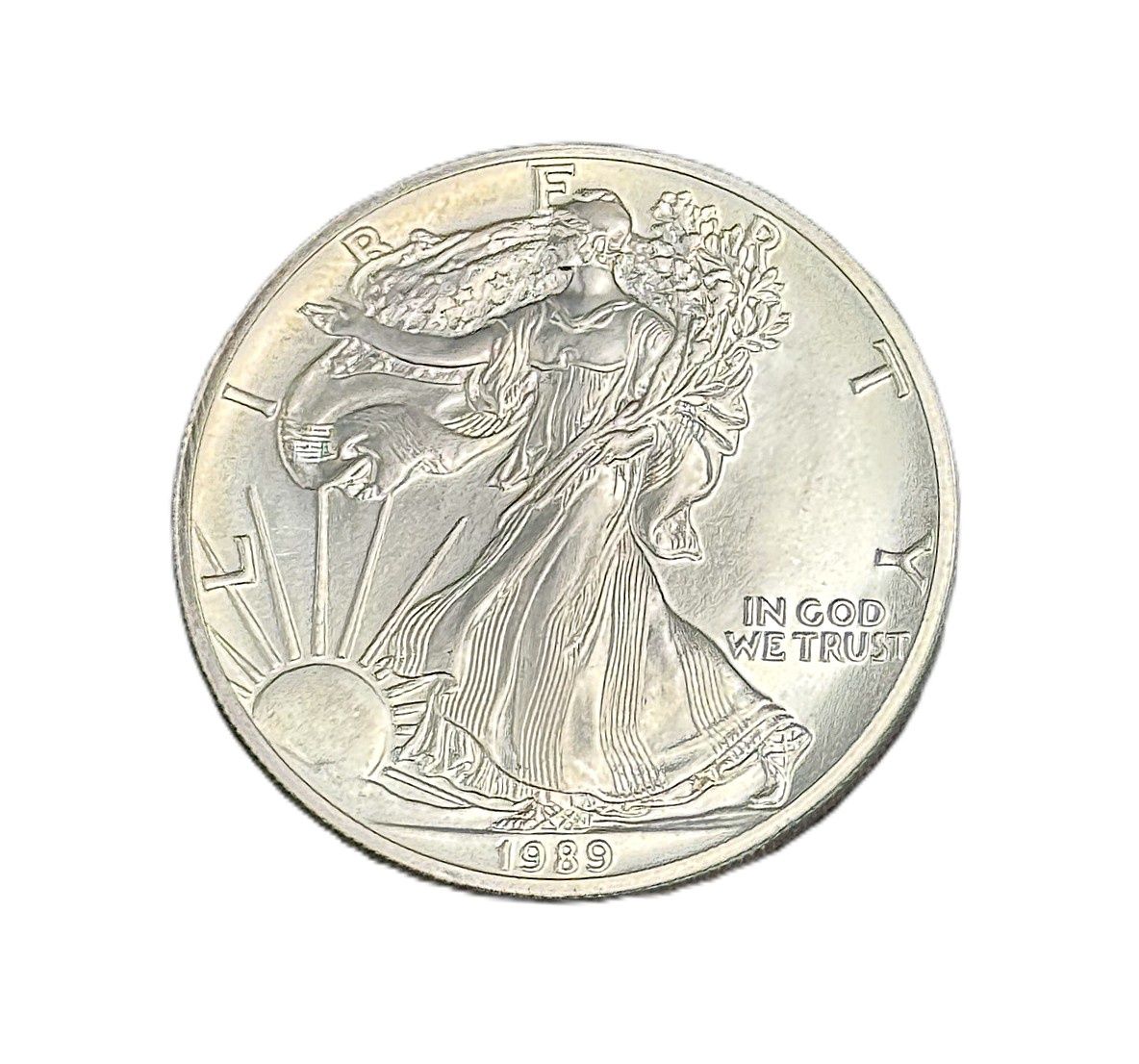 1989 American Silver Eagle 1 oz  Coin