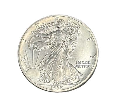 1989 American Silver Eagle 1 oz  Coin