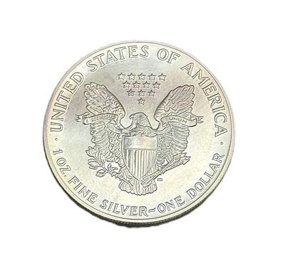 1988 American Silver Eagle 1 oz Silver Bullion Coin- Toned