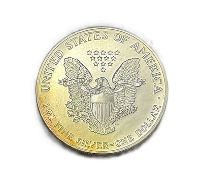 1988 American Silver Eagle 1 oz w/ Golden Toning