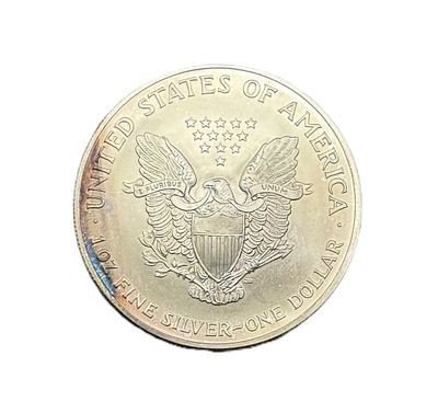 2003 American Silver Eagle 1 oz w/ Rainbow Toning