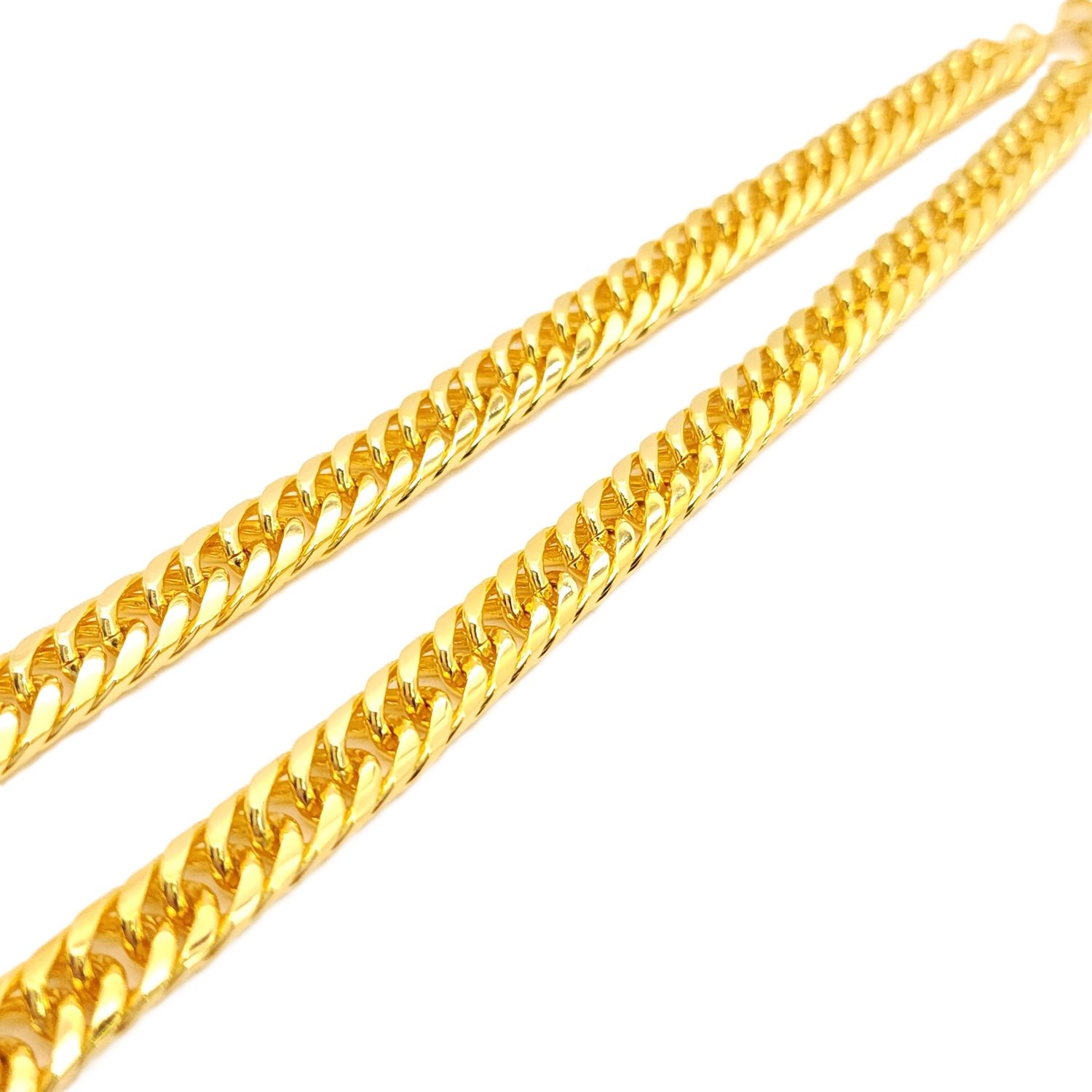 14k Gold over Sterling Silver Cuban Chain- Size: 20" X 8.5mm