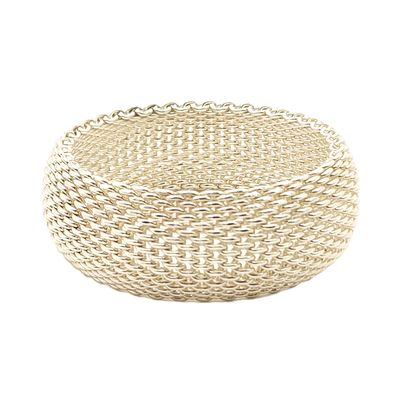 Sterling Silver T&amp;Co Wide Somerset Mesh Bangle