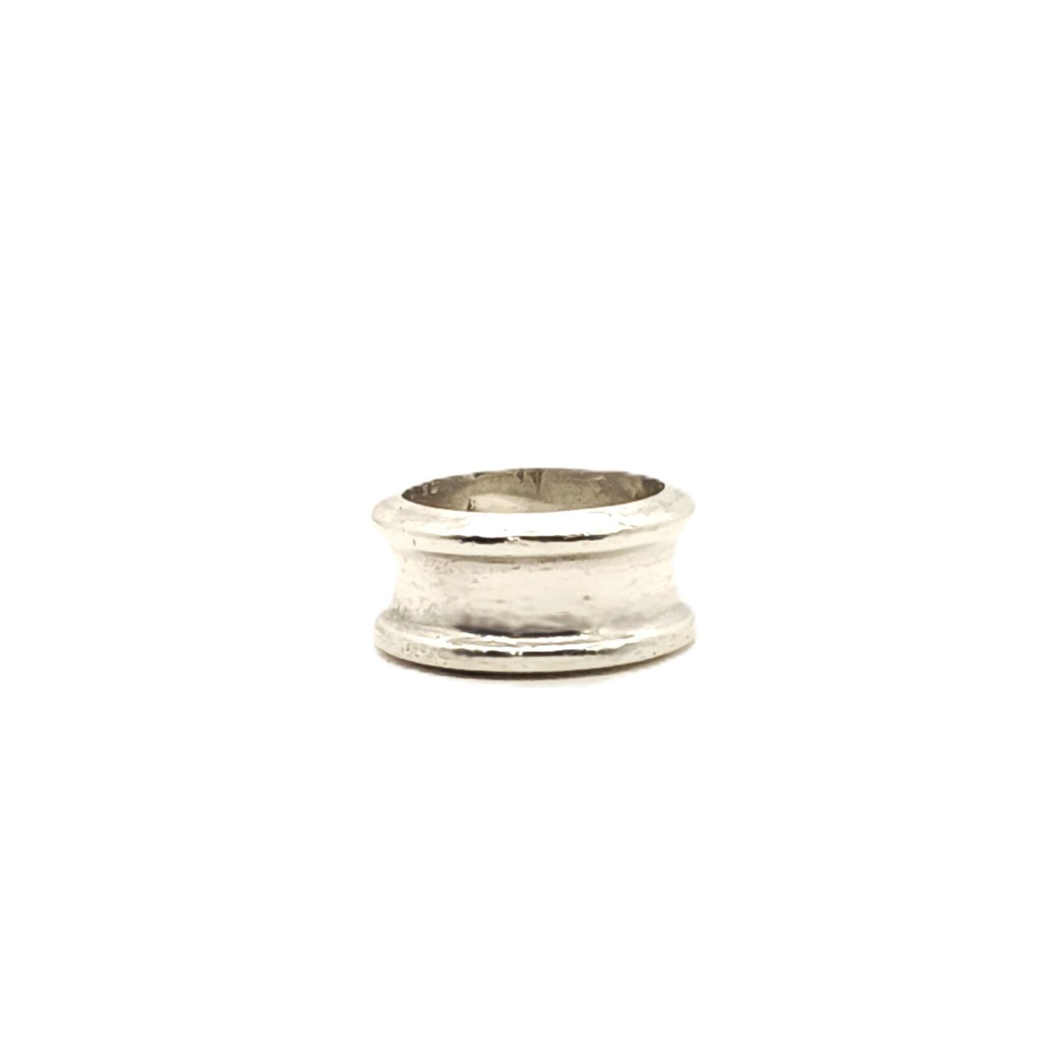 Sterling Silver Beveled Band- Size: 6