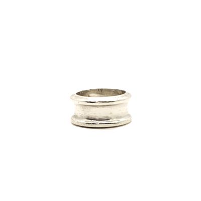 Sterling Silver Beveled Band- Size: 6