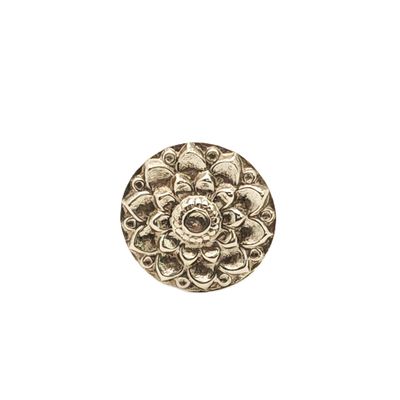 Sterling Silver Mandala Ring- Size: Adjustable up to 8