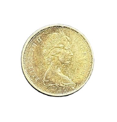1966 Canada Silver 25 Cents Caribou Quarter