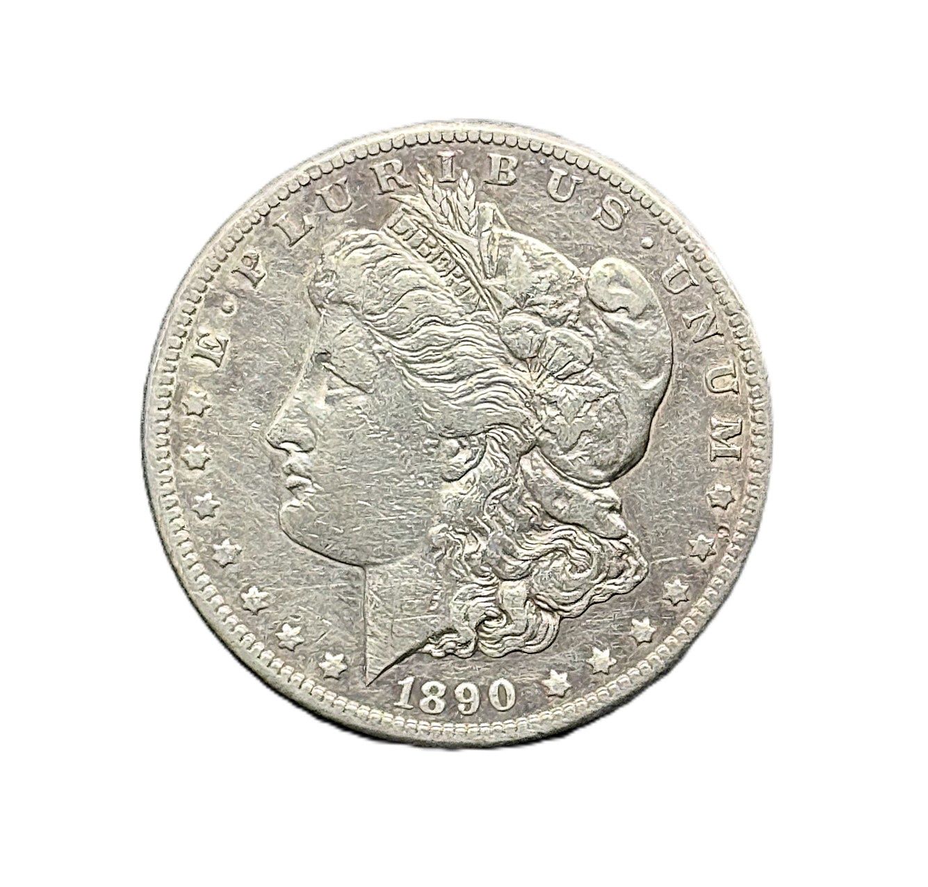 1890-CC Carson City Morgan Silver Dollar