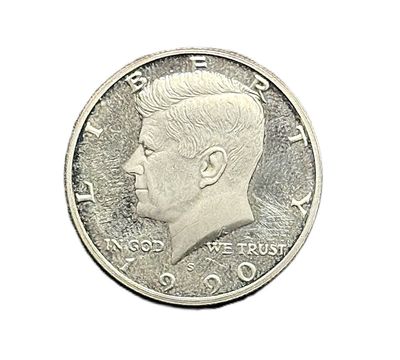 1990-S Proof Kennedy Half Dollar