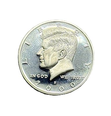 2000-S Silver Proof Kennedy Half Dollar